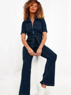 Joe Browns Blue Roxie Denim Jumpsuit