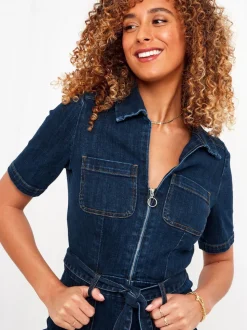 Joe Browns Blue Roxie Denim Jumpsuit