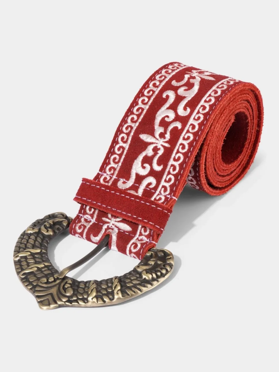 Joe Browns Red Western Embroidery Belt
