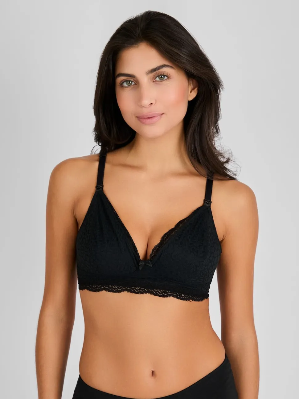 Jojo Maman Bébé Black 2 Pack Lace Bras