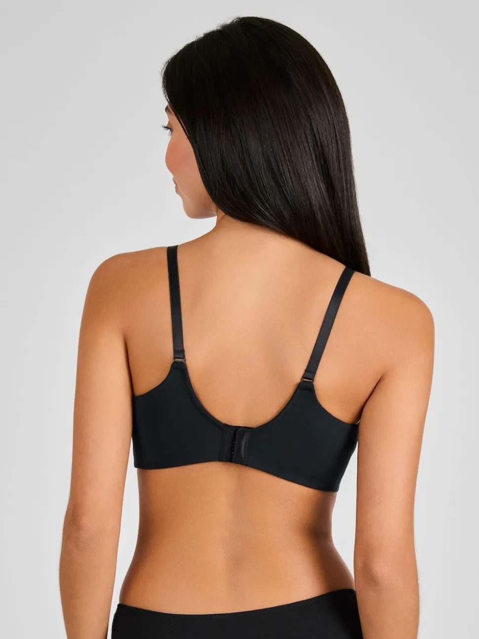 JoJo Maman Bébé Black Microfibre Moulded Maternity & Nursing Bra