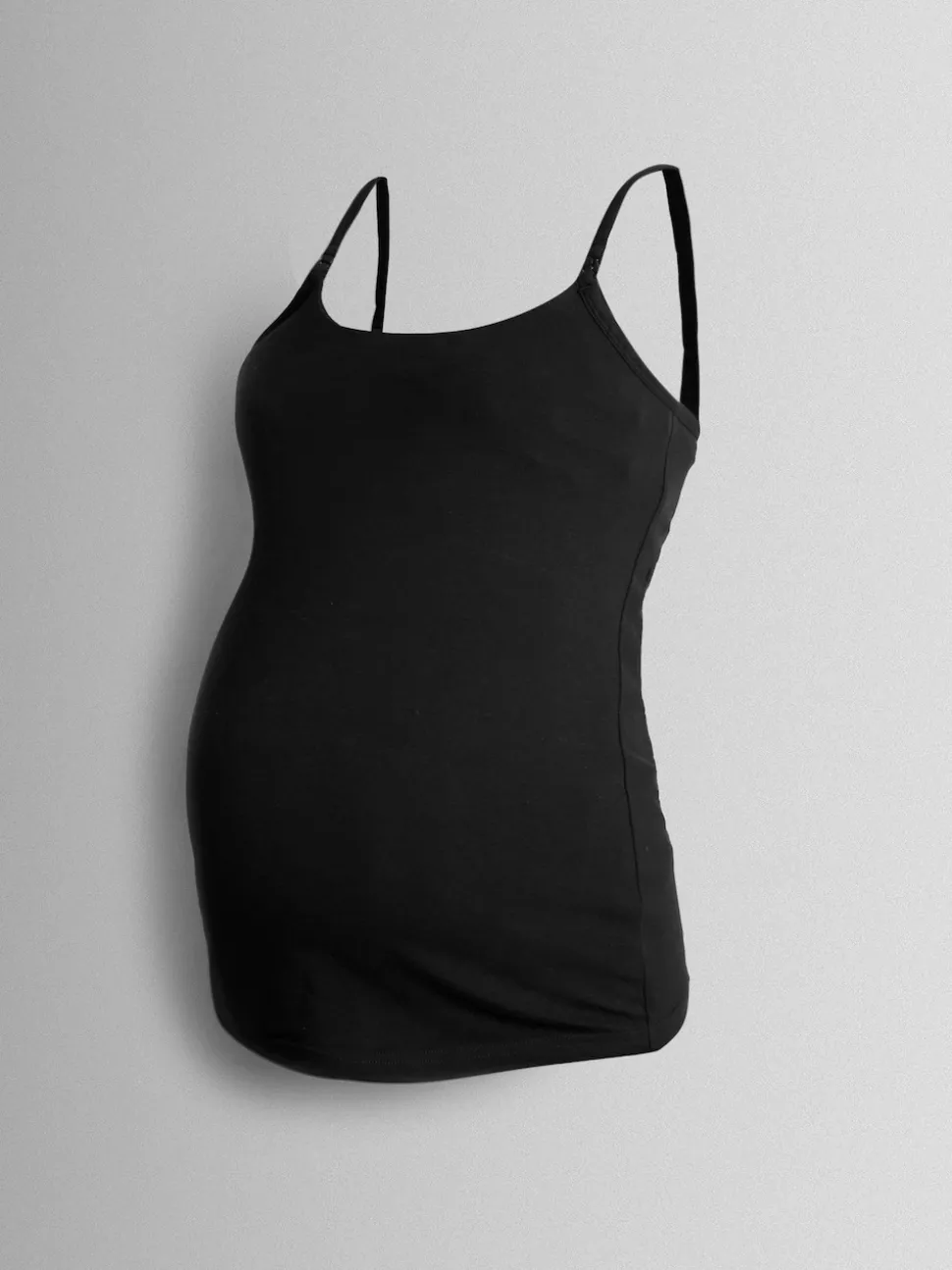 JoJo Maman Bébé Black 2-Pack Maternity & Nursing Vest Tops