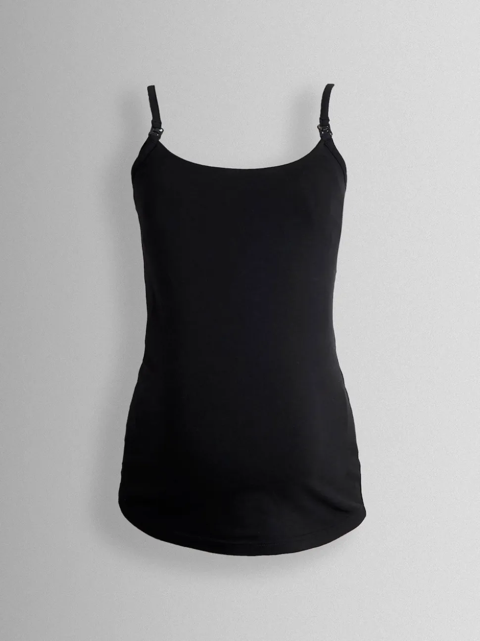 JoJo Maman Bébé Black 2-Pack Maternity & Nursing Vest Tops
