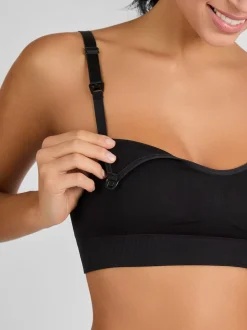 JoJo Maman Bébé Black 2-Pack Seamless Nursing Bras