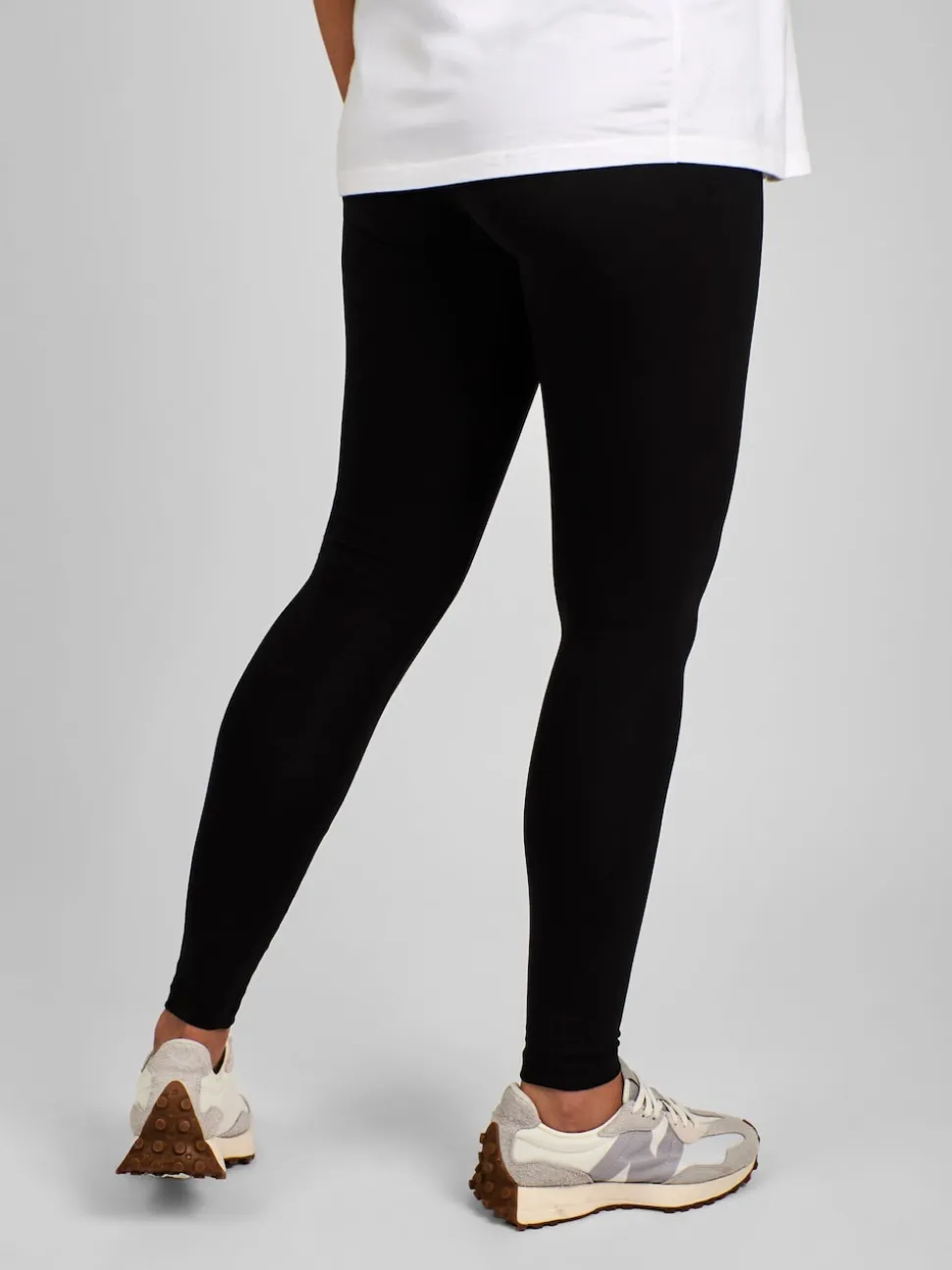 JoJo Maman Bébé Black 2-Pack Cotton Rich Maternity Leggings