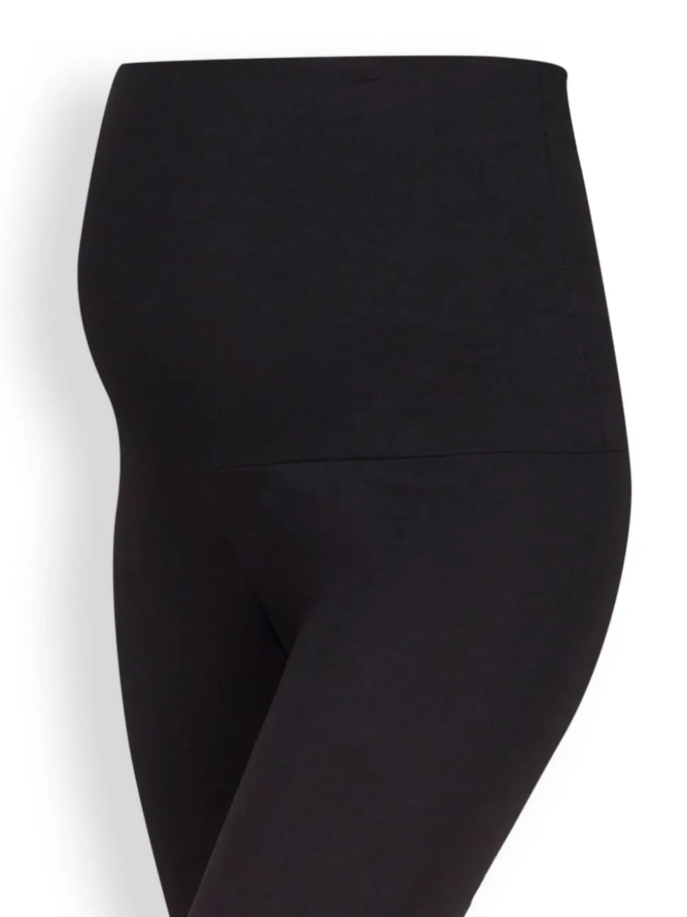 JoJo Maman Bébé Black 2-Pack Cotton Rich Maternity Leggings