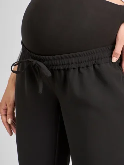 JoJo Maman Bébé Black Tapered Maternity Trousers