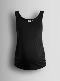 JoJo Maman Bébé Khaki Green 2-Pack Maternity Vest Tops