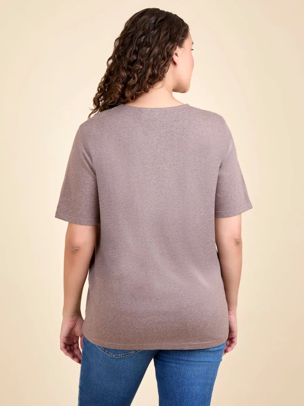 JoJo Maman Bébé Mocha Oversized Boyfriend Maternity T-Shirt
