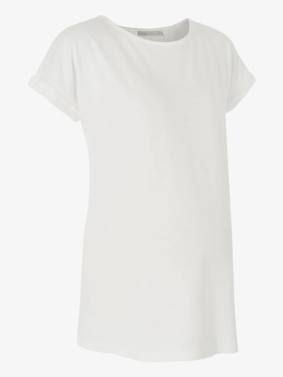 JoJo Maman Bébé White Boyfriend Maternity Cotton T-Shirt