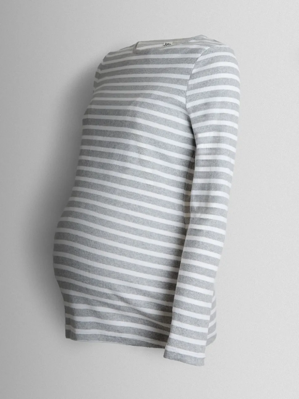 JoJo Maman Bébé White 2-Pack Ribbed Maternity & Nursing Top