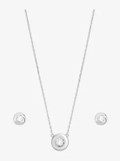 Jon Richard Silver Crystal Besel Gift Box