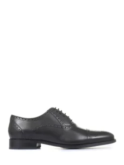 Jones Bootmaker Black Maynard Leather Oxford Brogues