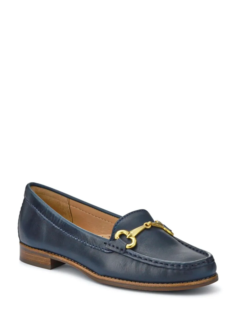 Jones Bootmaker Blue Lorella Wide-Fit Slip-On Shoes
