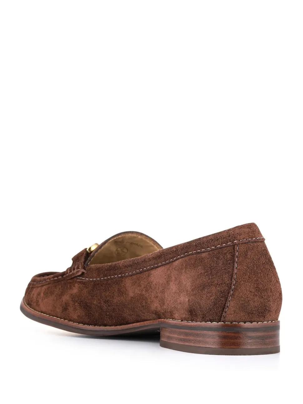 Jones Bootmaker Brown Regular Fit Lex Suede Leather Loafers