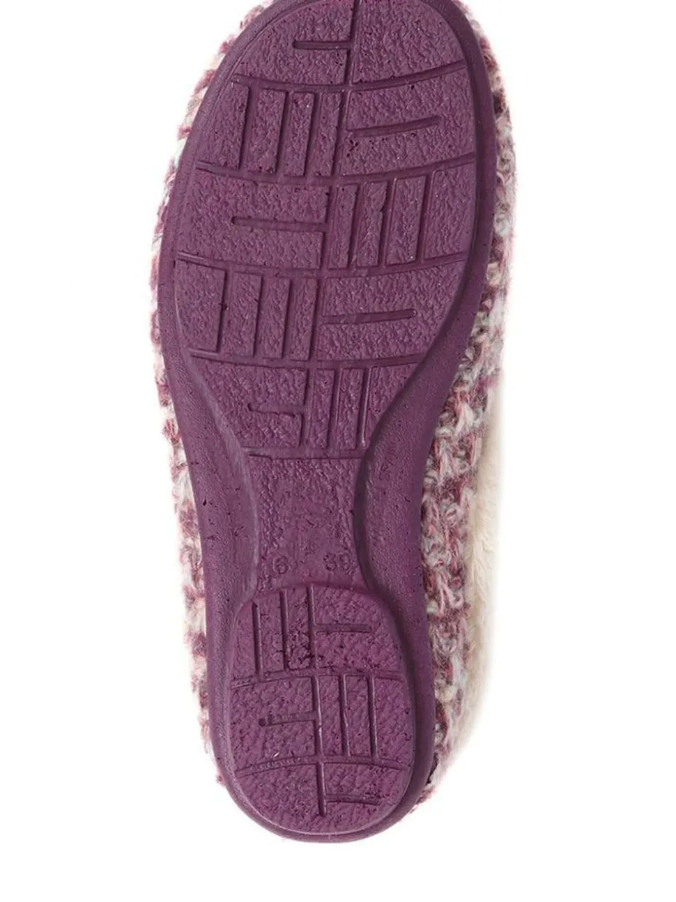 Jones Bootmaker Purple Faux-Fur-Lined Slippers