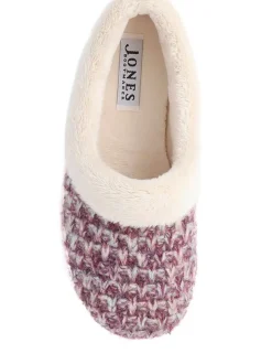 Jones Bootmaker Purple Faux-Fur-Lined Slippers