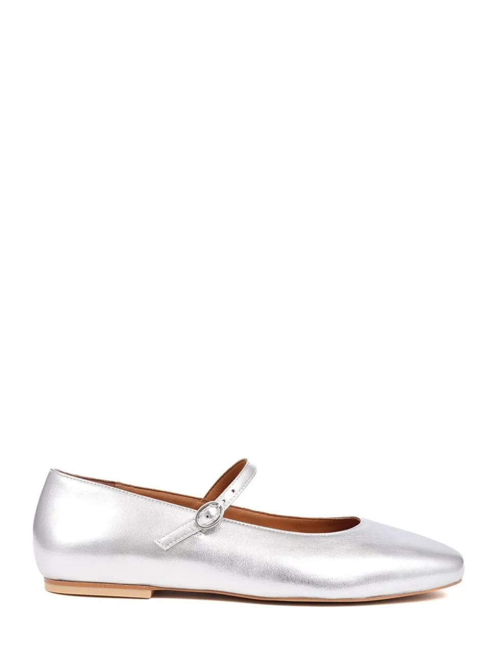 Jones Bootmaker Silver Sonnet Mary Janes Leather Shoes