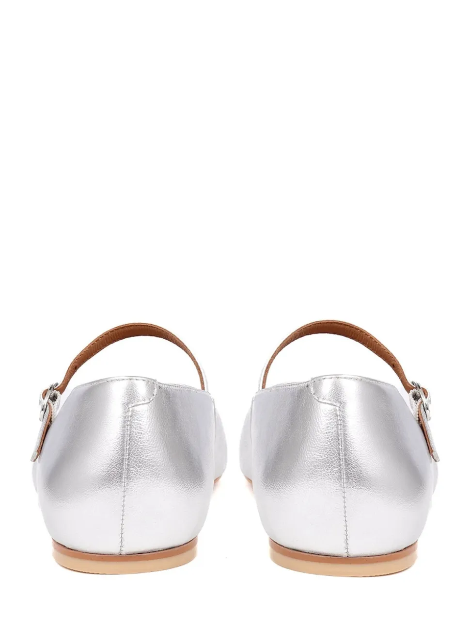 Jones Bootmaker Silver Sonnet Mary Janes Leather Shoes