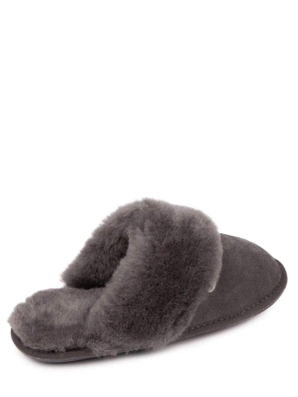 Just Sheepskin Dark Grey Ladies Duchess Slippers