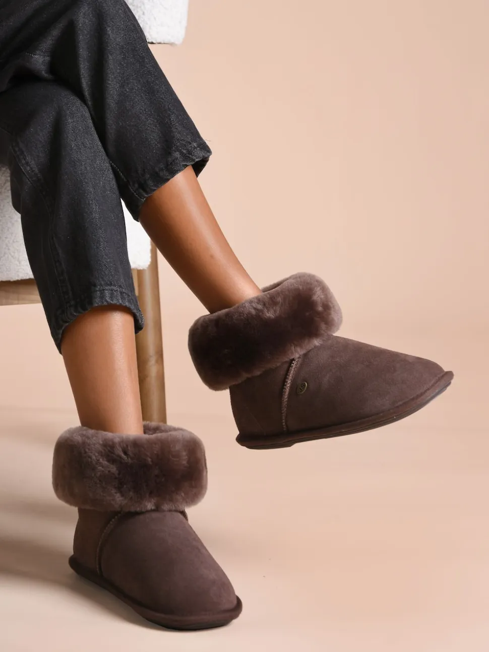 Just Sheepskin Ladies Albery Sheepskin Slipper