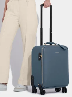 Katie Loxton Blue Oxford Cabin Suitcase