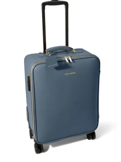 Katie Loxton Blue Oxford Cabin Suitcase