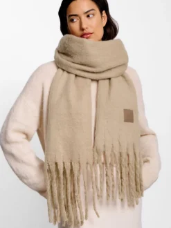 Katie Loxton Natural Oversized Tassel Scarf