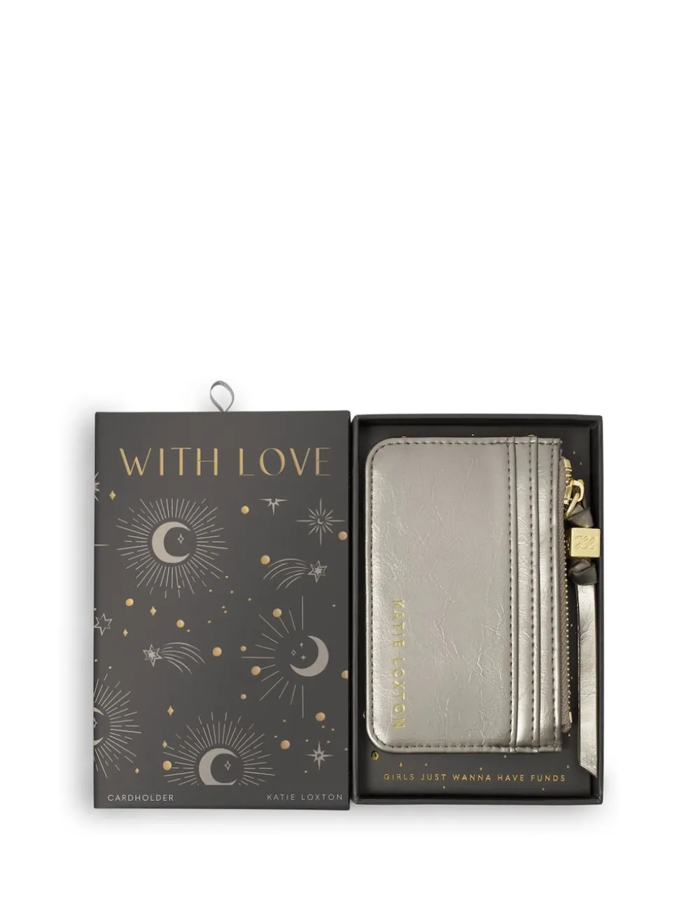 Katie Loxton Silver Gift Boxed Cardholder