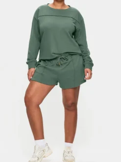 KBX Green White Jessica Shorts