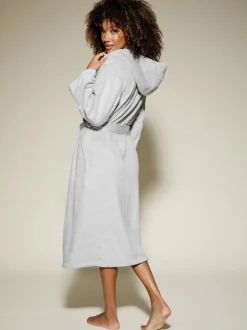 KBX Grey Rosa Fluffy Robe