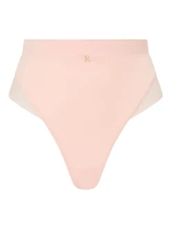 KBX Pink Charlotte Brushed High Waisted Thong
