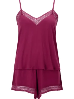 KBX Red Ada Modal Cami Set