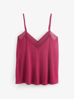 KBX Red Ada Modal Long Leg Cami Set