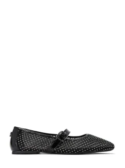 KG Kurt Geiger Black Grey Nina Mesh Pumps