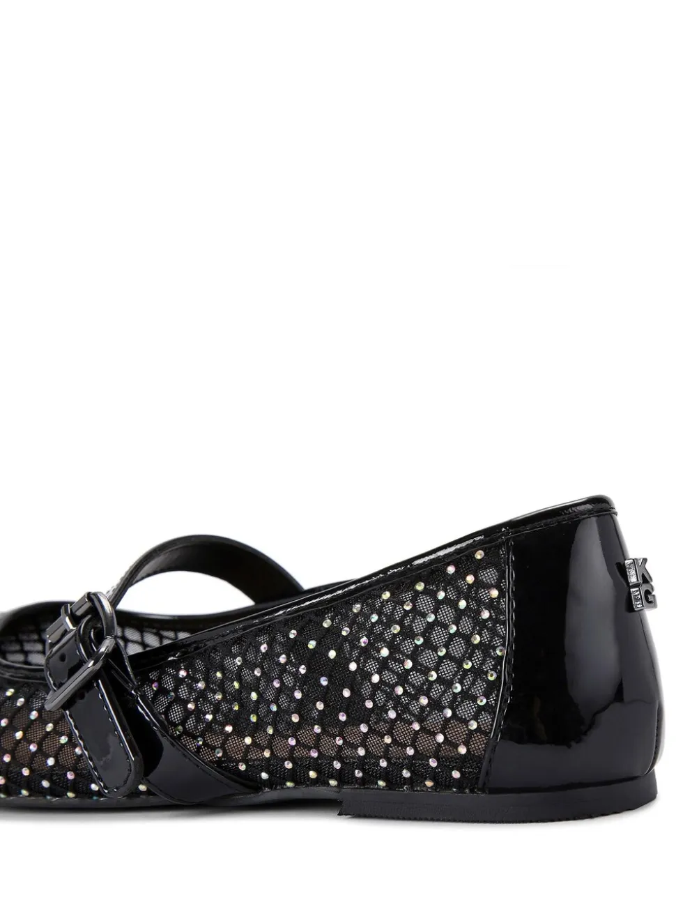 KG Kurt Geiger Black Grey Nina Mesh Pumps
