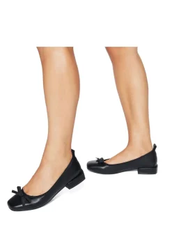 KG Kurt Geiger Black Marvyn Ballerina Shoes