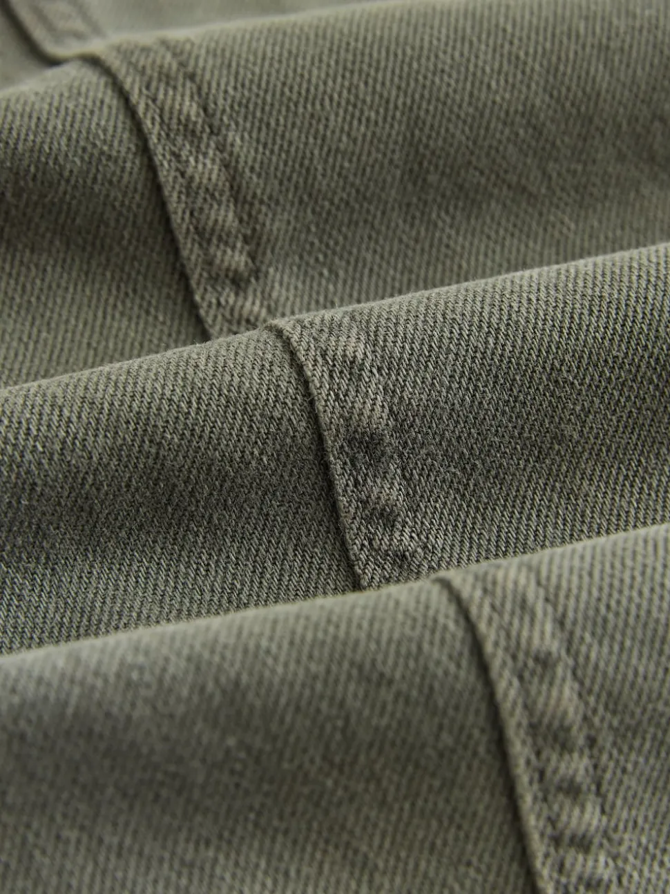 Khaki Green Ankle Straight Leg Carpenter Jeans