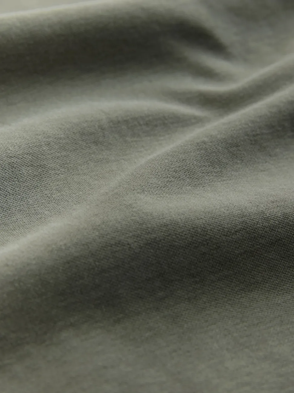 Khaki Green Heavyweight Short Sleeve Crew Neck T-Shirt