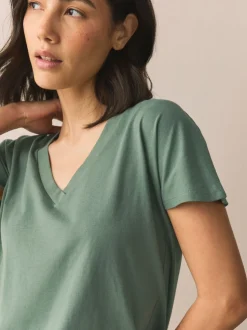 Khaki Green Short Sleeve Pyjamas