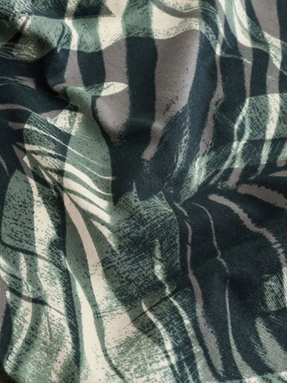 Khaki Green Short Sleeve Pyjamas