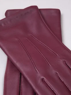 Lakeland Leather Berry Blea Classic Gloves