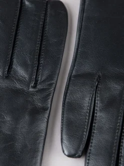 Lakeland Leather Black Bassenthwaite Button Detail Gloves