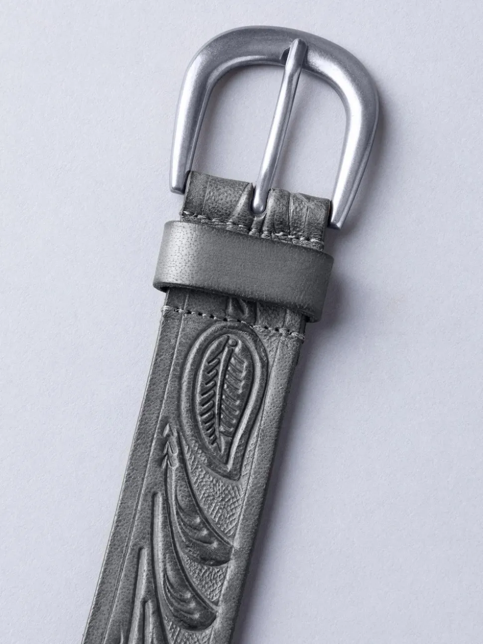 Lakeland Leather Black Embossed Belt
