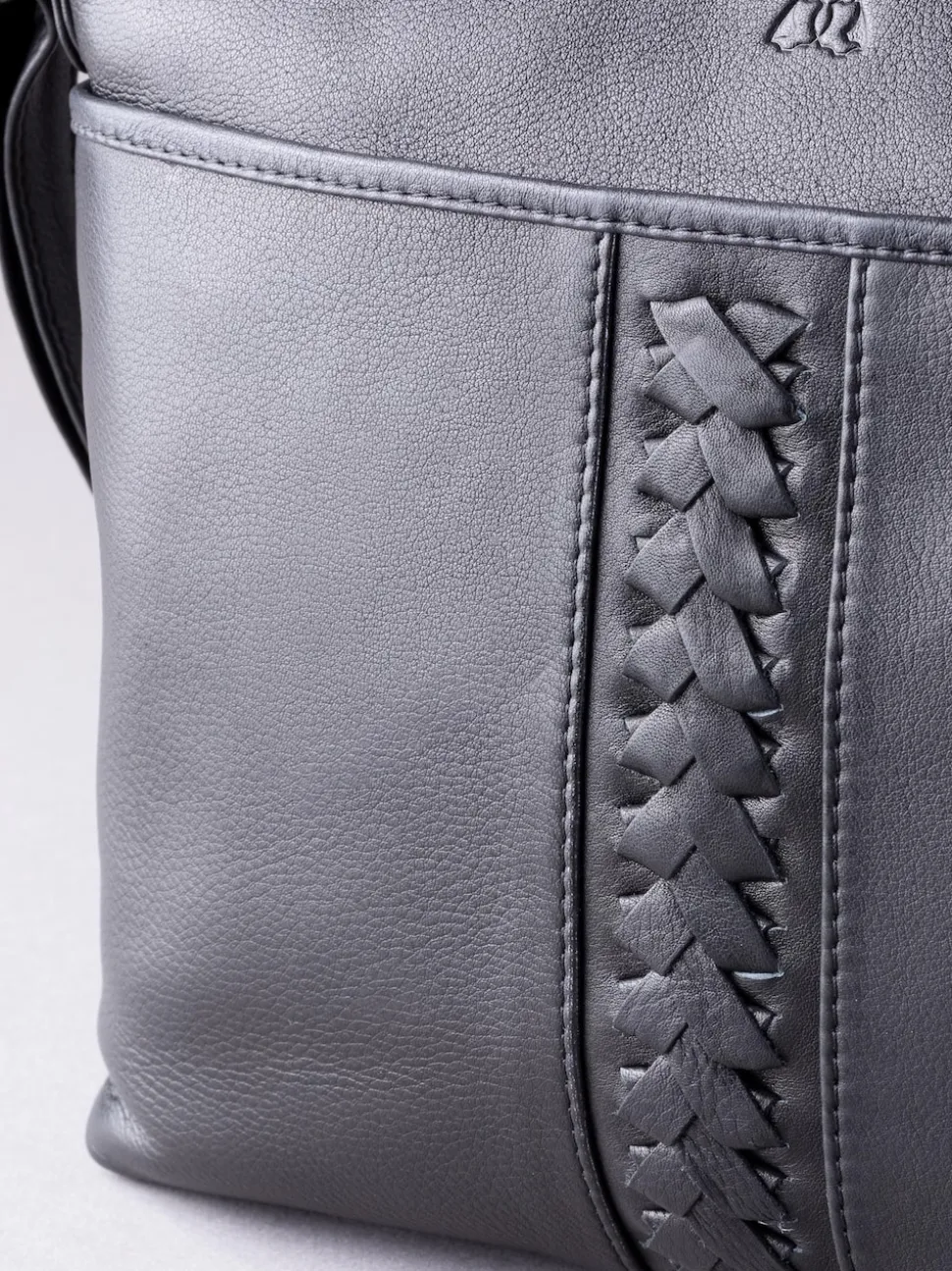Lakeland Leather Black Farlam Cross-Body Bag