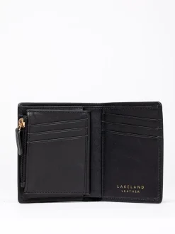 Lakeland Leather Black Herdwick Suede Purse