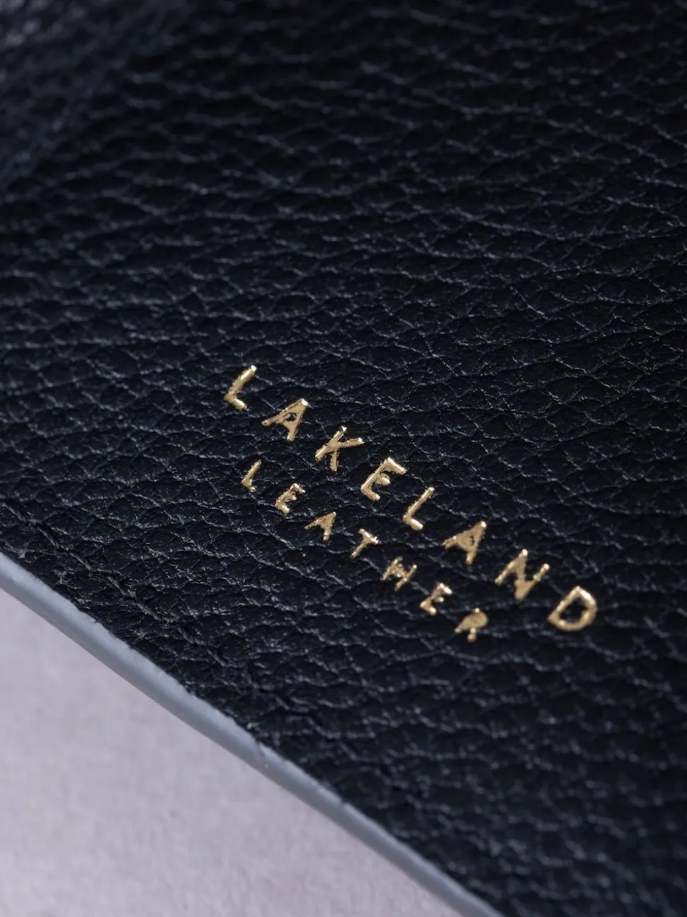 Lakeland Leather Black Ings Purse