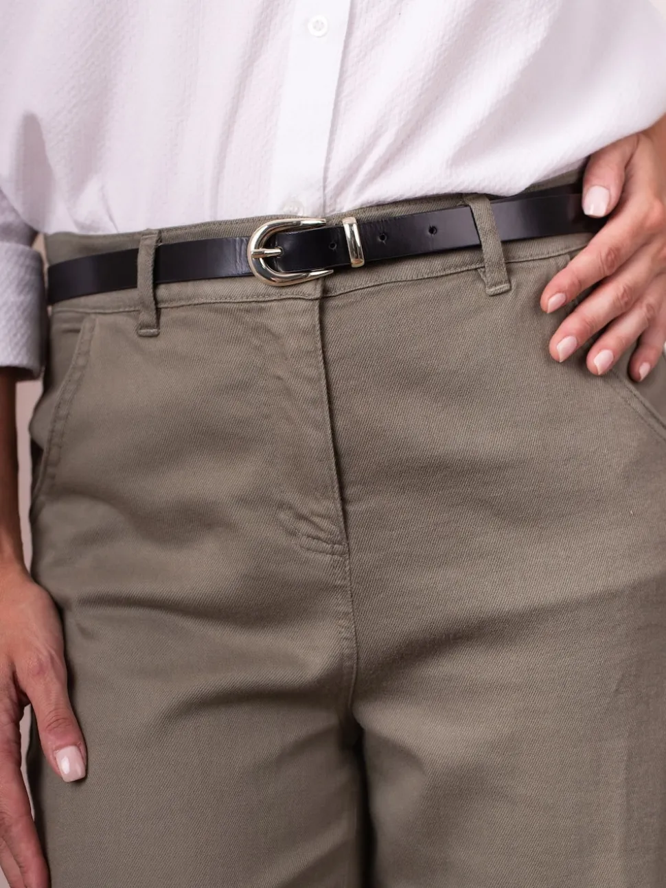 Lakeland Leather Black Kirkby Belt