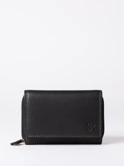Lakeland Leather Black Small Purse