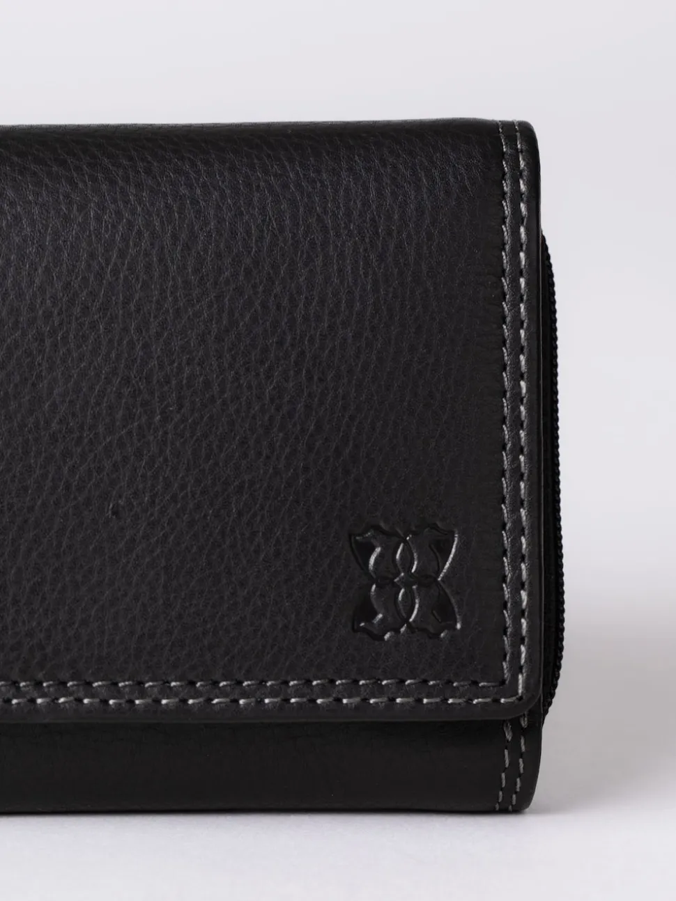Lakeland Leather Black Small Purse